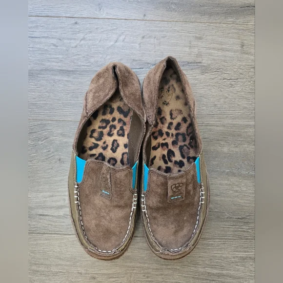 Ariat Cruiser Slip On Flat Loafer Womens Size 7 Western Comfy Cowgirl Boho - Picture 5 of 8